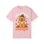 Paw-sitively Thankful dog Thanksgiving shirt for women