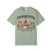 Women's Serving Chaos Funny Thanksgiving Shirt