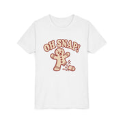 Kids Oh Snap gingerbread Christmas shirt