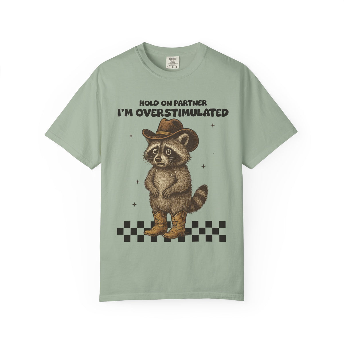 Women's Hold On Partner I'm Overstimulated Shirt