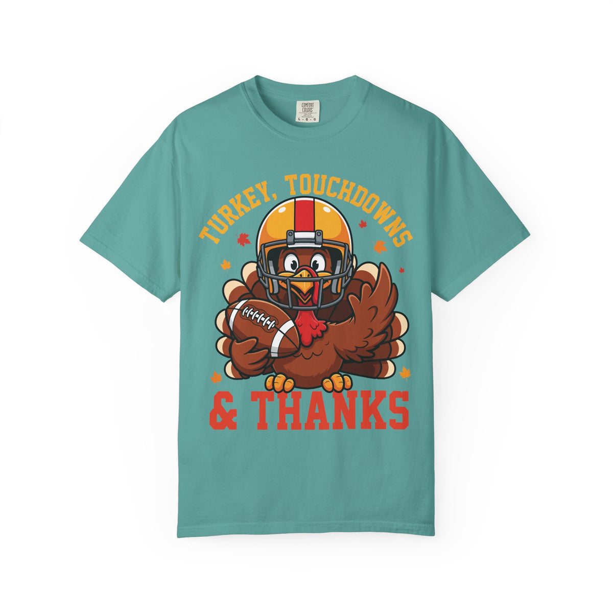 Thanksgiving football turkey shirt for men