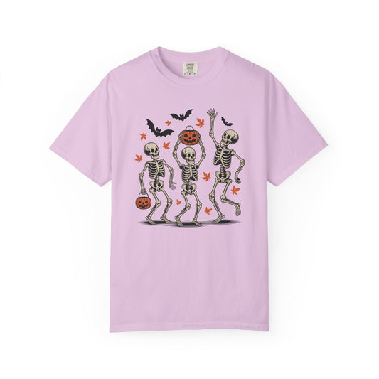 Women's Dancing Skeletons Halloween Shirt