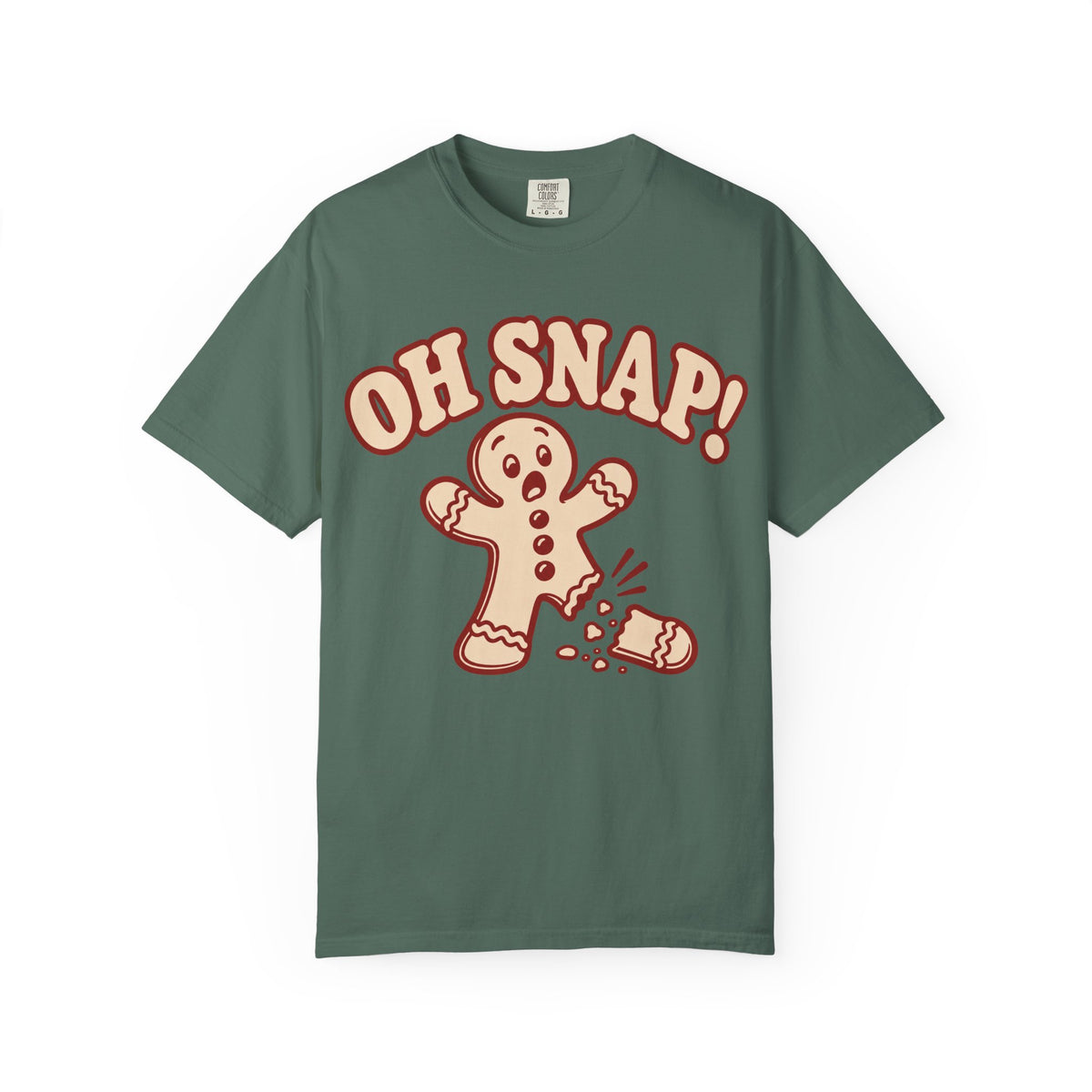 Oh Snap gingerbread Christmas shirt for men