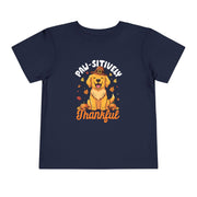 Toddler Paw-sitively Thankful dog Thanksgiving shirt
