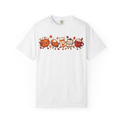 Thanksgiving nurse shirt for women with a turkey, pie, clipboard and mug design
