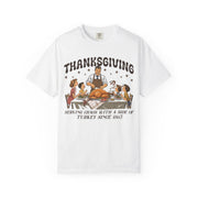Women's Serving Chaos Funny Thanksgiving Shirt