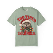 Too Tired to Jingle Christmas shirt for men in Bay