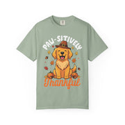 Paw-sitively Thankful dog Thanksgiving shirt for women
