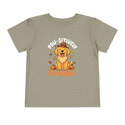 Toddler Paw-sitively Thankful dog Thanksgiving shirt