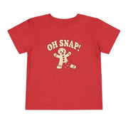 Toddler Oh Snap gingerbread Christmas shirt