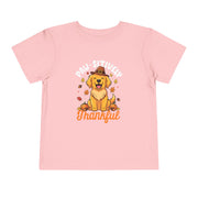 Toddler Paw-sitively Thankful dog Thanksgiving shirt
