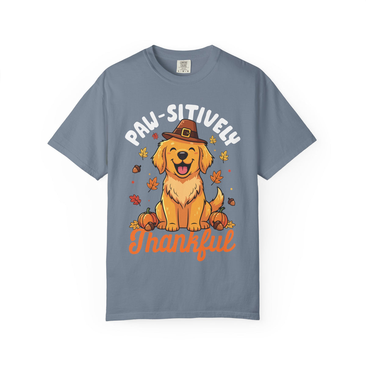 Paw-sitively Thankful dog Thanksgiving shirt for women
