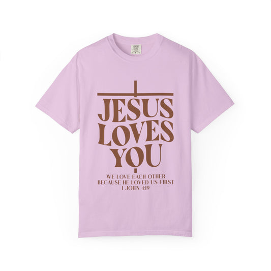 Women's Jesus Loves You Christian Shirt
