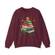 Women's All Booked for Christmas sweatshirt in Maroon