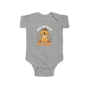 Baby Paw-sitively Thankful dog Thanksgiving bodysuit