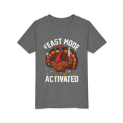 Kids Feast Mode Activated turkey shirt