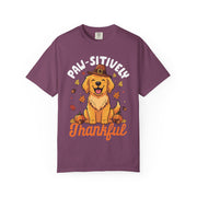Paw-sitively Thankful dog Thanksgiving shirt for men