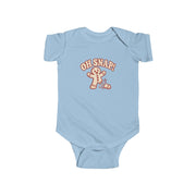 Baby Oh Snap gingerbread Christmas bodysuit
