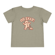 Toddler Oh Snap gingerbread Christmas shirt