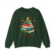 Women's All Booked for Christmas sweatshirt in Forest Green