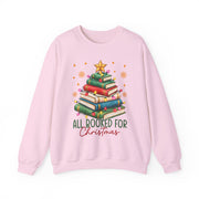Women's All Booked for Christmas sweatshirt in Light Pink