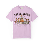 Women's Serving Chaos Funny Thanksgiving Shirt