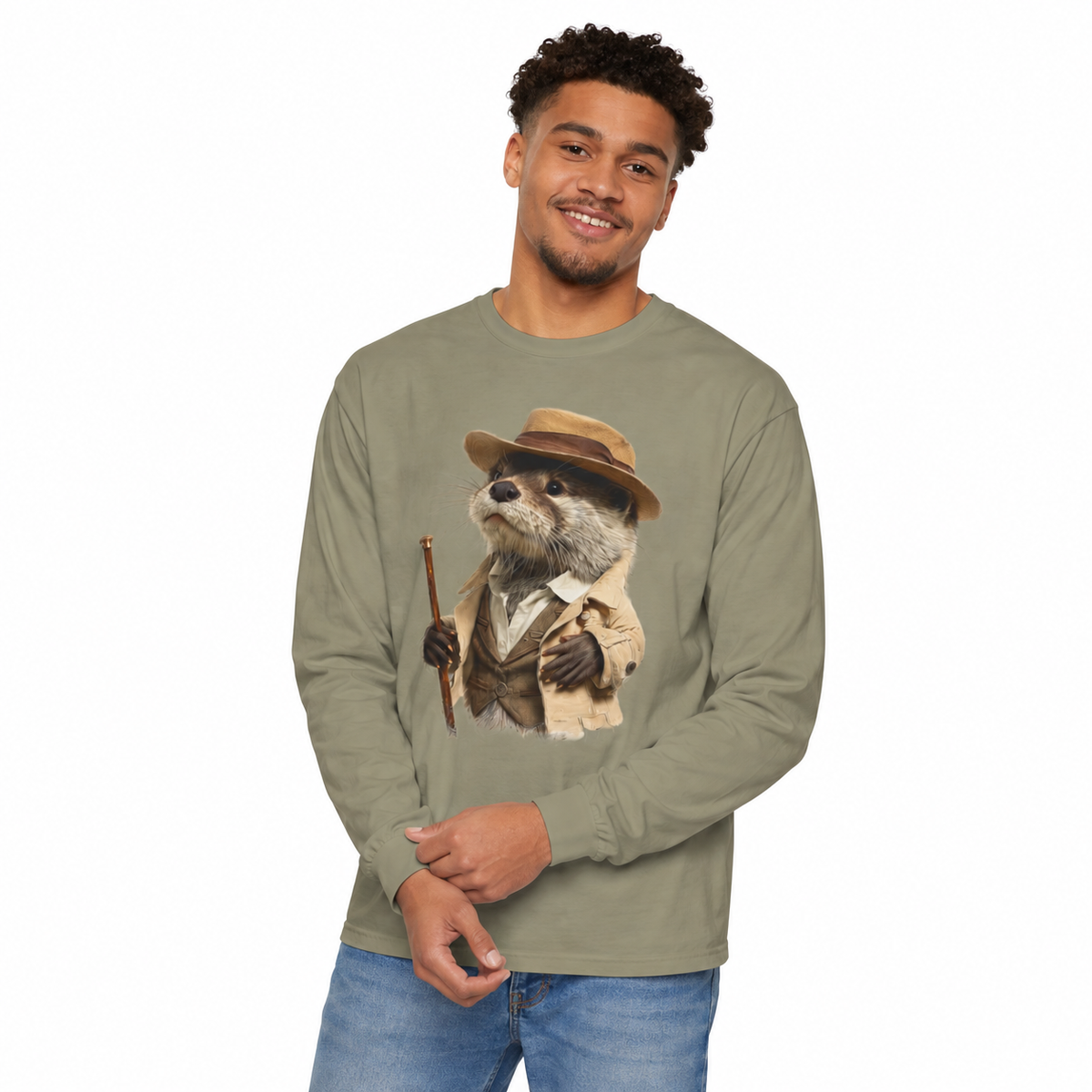 Men's Gentleman Otter Long Sleeve Shirt