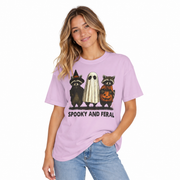 Women's Spooky and Feral Halloween Shirt