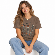 Women's Dancing Skeletons Halloween Shirt