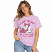 Women's In October We Wear Pink Shirt