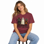 Women's Spooky and Feral Halloween Shirt