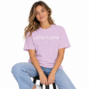 Women's Coffee And Jesus Christian Shirt