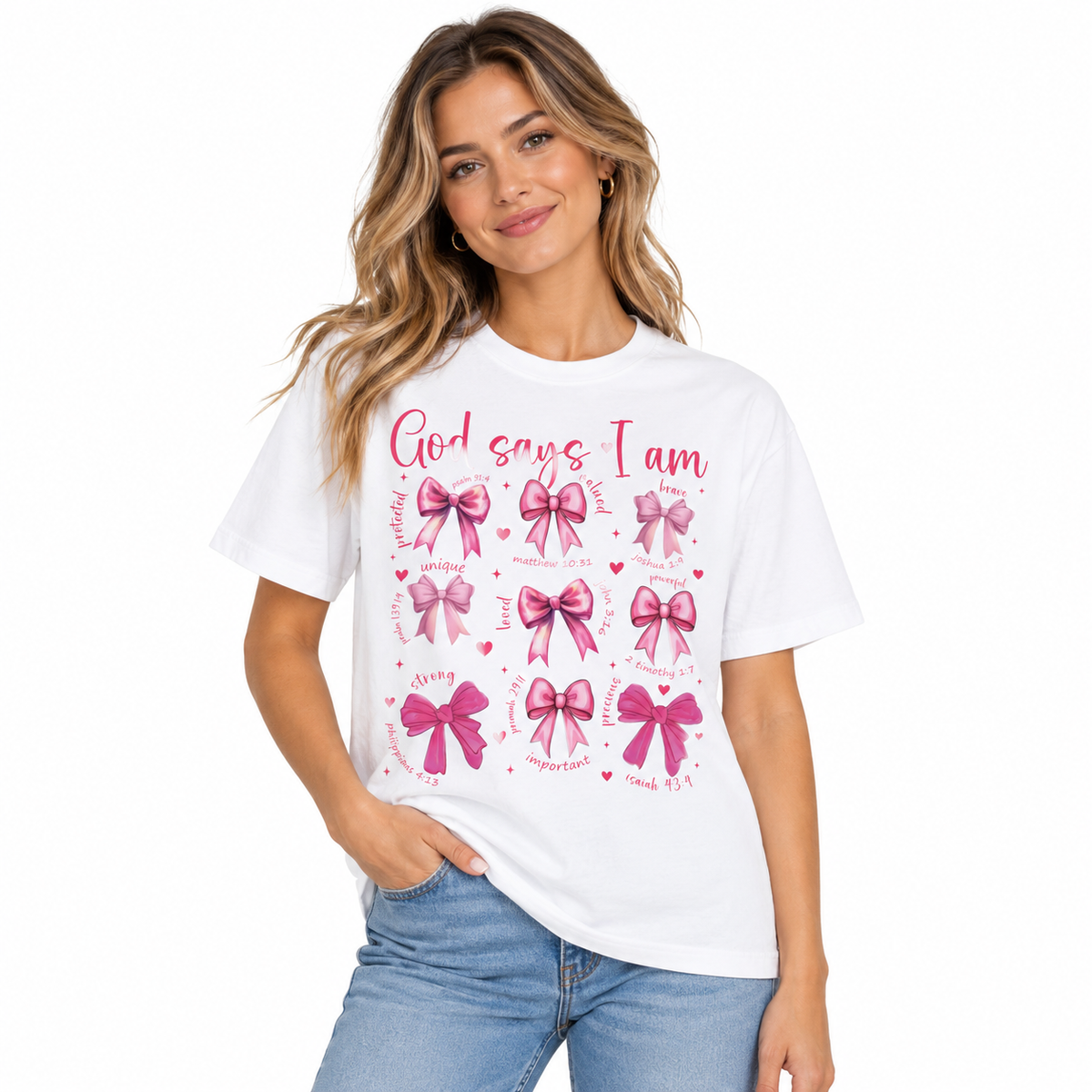 Women's God Says I Am Christian Shirt