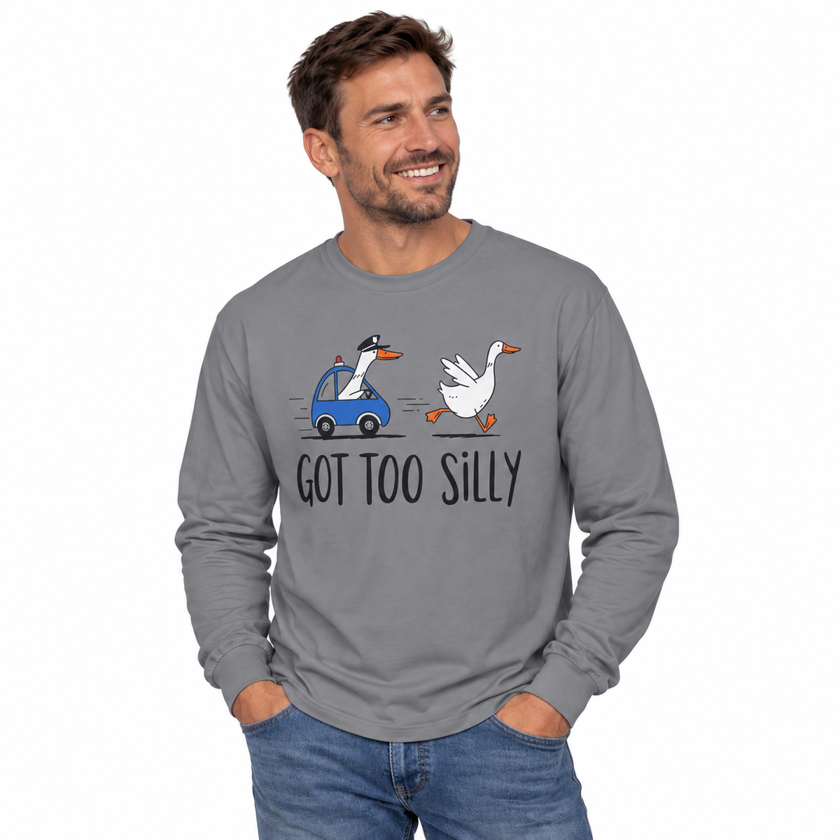 Men's Got Too Silly Long Sleeve Shirt