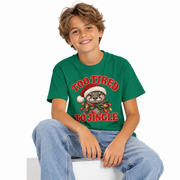 Kids Too Tired to Jingle otter Christmas design