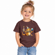 Birthday bearded dragon design on a toddler shirt