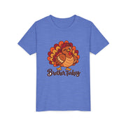 Brother Turkey matching Thanksgiving design on a kids shirt