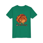 Brother Turkey matching Thanksgiving design on a kids shirt