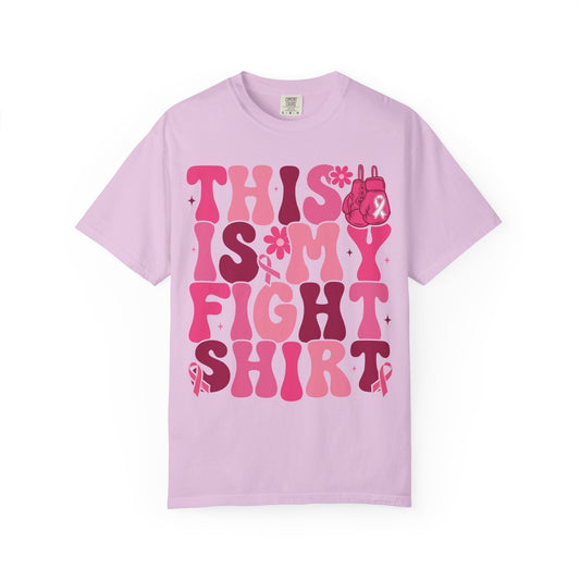 This Is My Fight Shirt print on an Orchid women's shirt